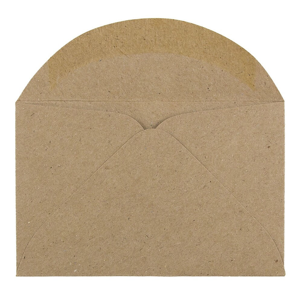 JAM Paper 3Drug Mini Recycled Kraft Envelopes, 2.3125 x 3.625, Brown Kraft Paper Bag, 25/Pack (5207691)