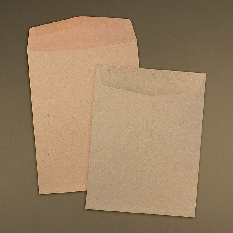 JAM Paper 9" x 12" Kraft Open End Catalog Envelopes, Brown Kraft Paper Bag, 10/Pack (38288)
