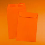 JAM Paper 6" x 9" Open End Catalog Colored Envelopes, Orange Recycled, 10/Pack (88129B)