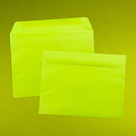 JAM Paper 9 x 12 Booklet Colored Envelopes, Ultra Lime Green, 25/Pack (5156771)