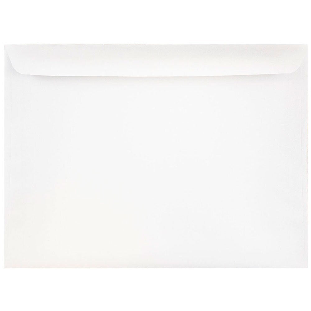 JAM Paper 9.5 x 12.625 Booklet Commercial Envelopes, White, 25/Pack (4023221)