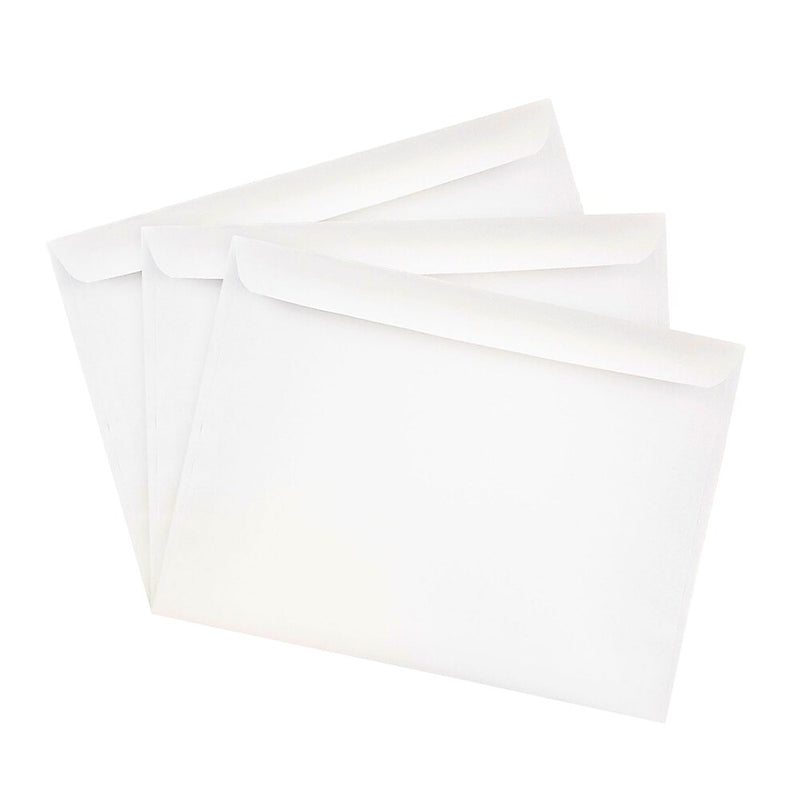 JAM Paper 9.5 x 12.625 Booklet Commercial Envelopes, White, 25/Pack (4023221)