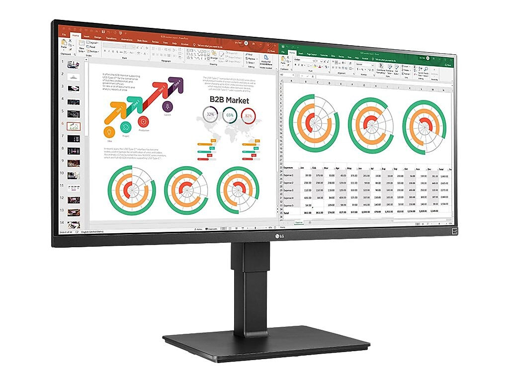 LG 34BN770-B 34" LED Monitor, Black Texture