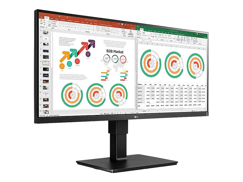 LG 34BN770-B 34" LED Monitor, Black Texture