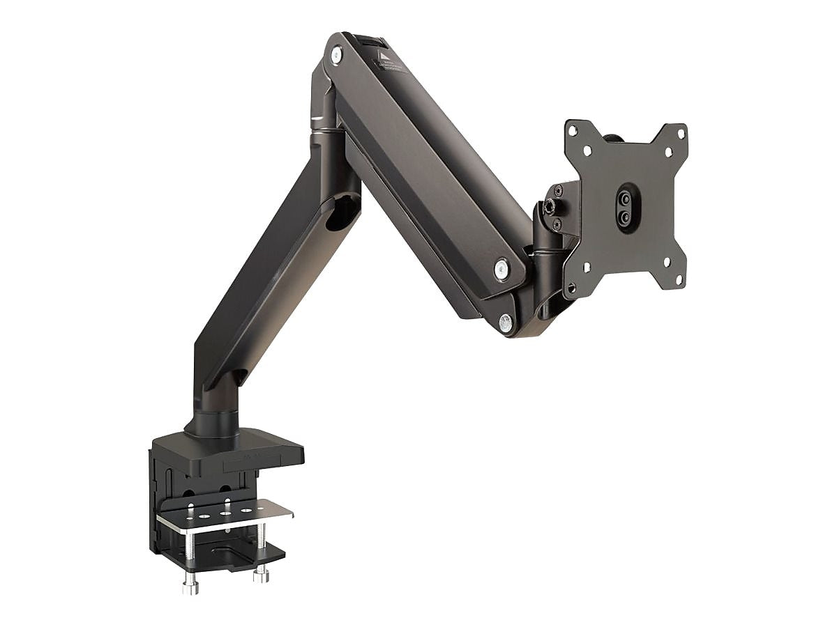 SIIG Single Monitor Heavy-Duty Premium Gas Spring Desk Mount - 17" to 35" Mounting kit, Up, Black (CE-MT2Z11-S1)