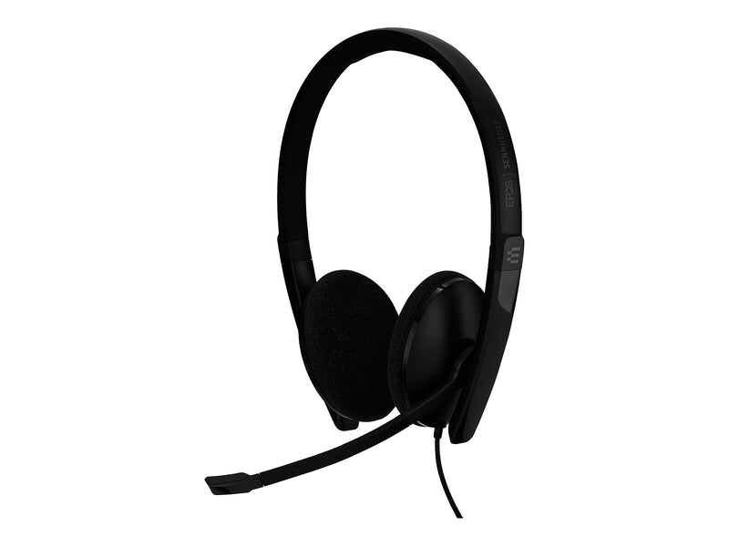EPOS ADAPT 160T USB II Stereo Computer Headset, Over-the-Head, Black (1000901)