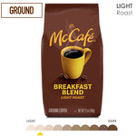 McCafé Breakfast Blend Ground Coffee, 12 oz. Bag (00430000553300)