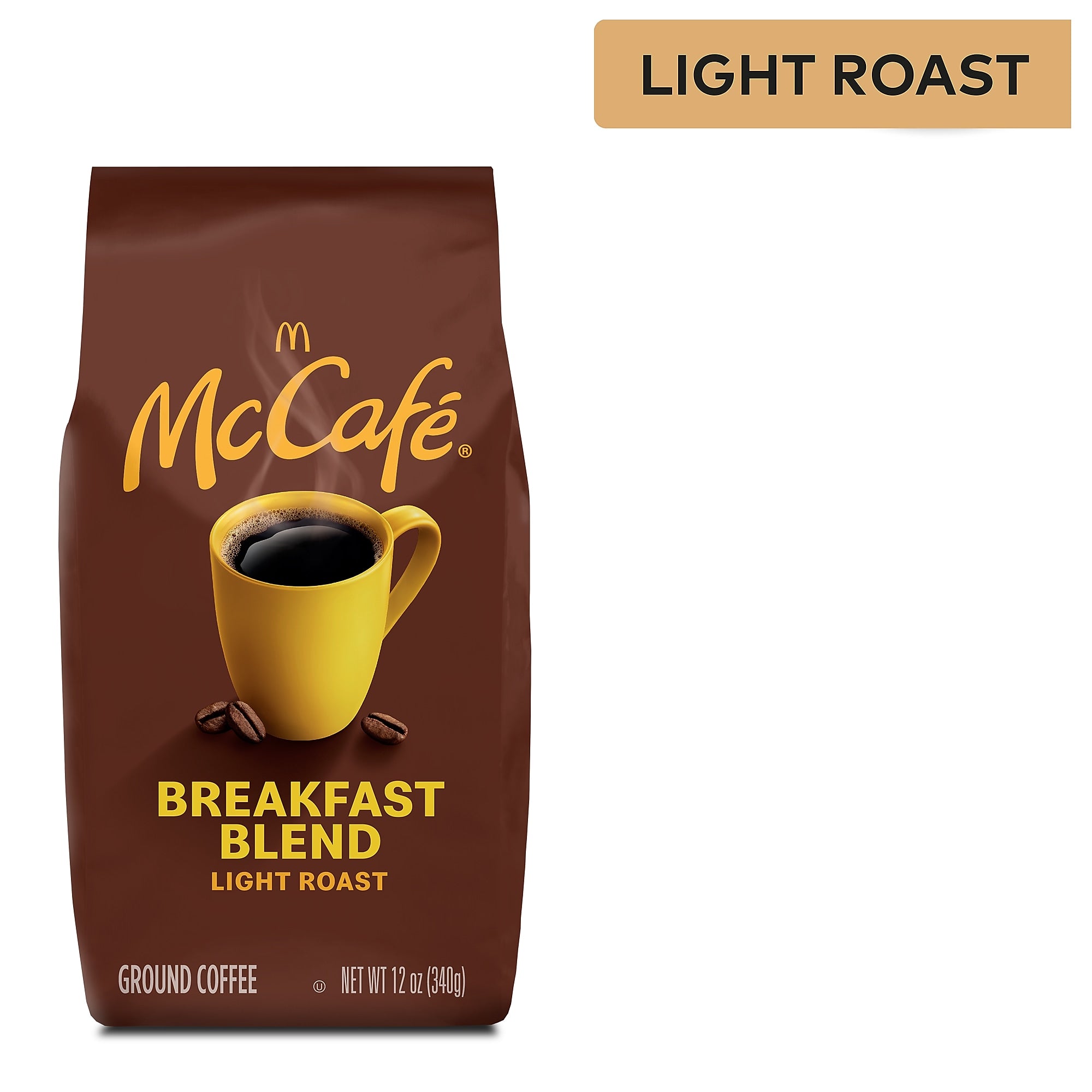 McCafé Breakfast Blend Ground Coffee, 12 oz. Bag (00430000553300)