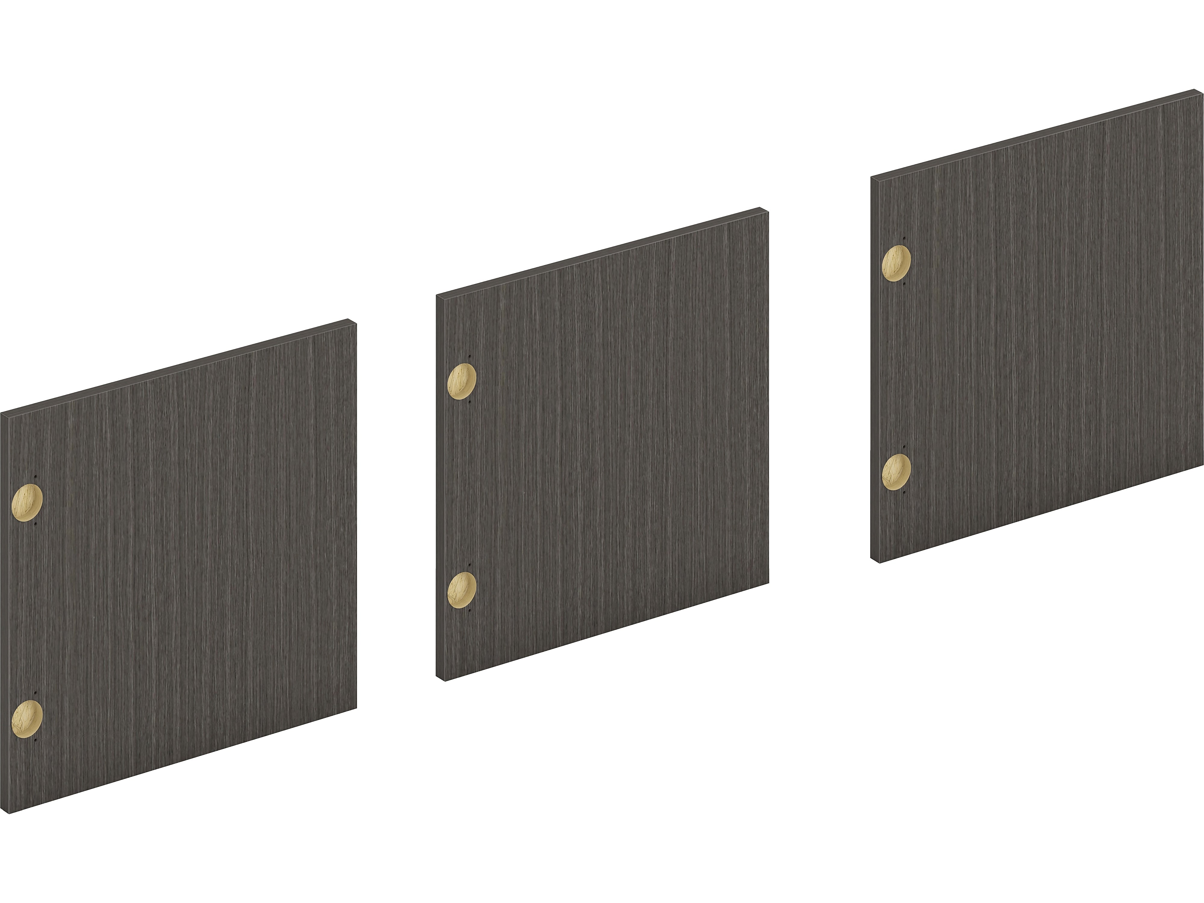 HON Mod 16" Door, Slate Teak, 3/Set (HLPLDR48LM.LSL1)