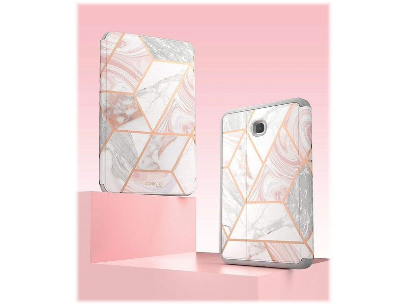 i-Blason 2018TabA-8.0-Cosmo-SP-Marble Cosmo Thermoplastic Polyurethane (TPU) Cover for 8" Samsung Galaxy Tab A, Marble Pink