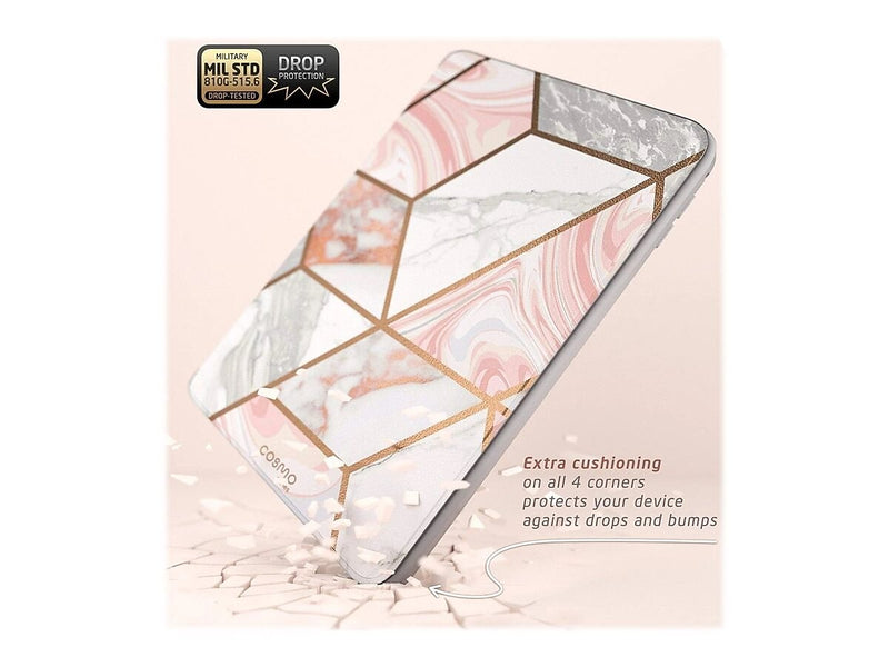 i-Blason 2018TabA-8.0-Cosmo-SP-Marble Cosmo Thermoplastic Polyurethane (TPU) Cover for 8" Samsung Galaxy Tab A, Marble Pink