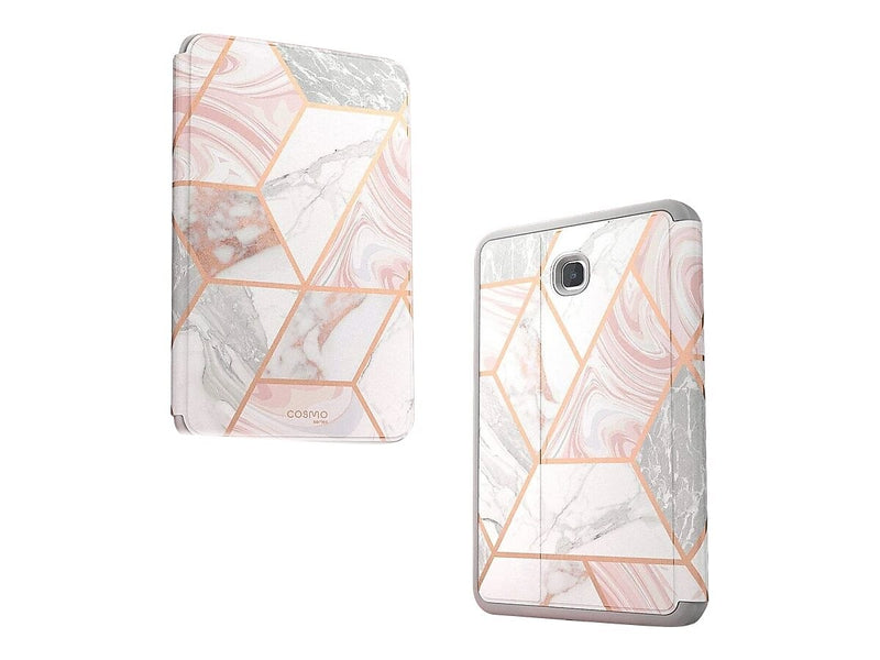 i-Blason 2018TabA-8.0-Cosmo-SP-Marble Cosmo Thermoplastic Polyurethane (TPU) Cover for 8" Samsung Galaxy Tab A, Marble Pink