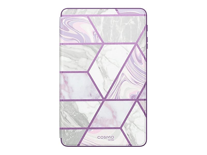 i-Blason 2019TabA-10.1-Cosmo-SP-Ameth Thermoplastic Polyurethane (TPU) Cover for 10.1" Samsung Galaxy Tab A, Purple Marble