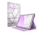 i-Blason 2019TabA-10.1-Cosmo-SP-Ameth Thermoplastic Polyurethane (TPU) Cover for 10.1" Samsung Galaxy Tab A, Purple Marble