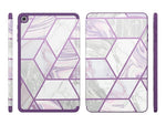 i-Blason 2019TabA-10.1-Cosmo-SP-Ameth Thermoplastic Polyurethane (TPU) Cover for 10.1" Samsung Galaxy Tab A, Purple Marble