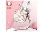 i-Blason Cosmo Case for Apple AirPods 1st/2nd Gen, Marble Pink (AirPods2019-Cosmo-Marble)