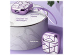 i-Blason Cosmo Case for Apple AirPods 1st/2nd Gen, Marble Purple (AirPods2019-Cosmo-Ameth)