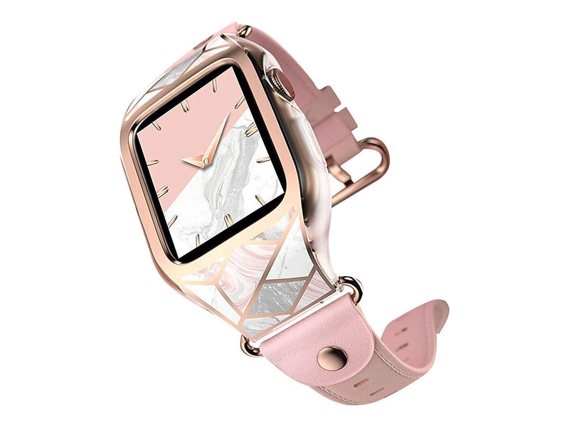 i-Blason Cosmo Case for Apple Watch 6/5/4/SE 40mm, Marble Pink (AppleWatch4-CosmoV2-40-Marble)