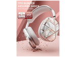 i-Blason Cosmo Case for AirPods Max, Marble Pink (AirPodsMax2020-Kits-Cosmo-Marble)