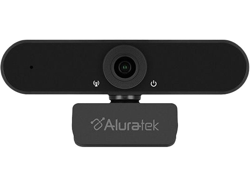 Aluratek HD 1080p Webcam, 2 Megapixels, Black (AWC03F)