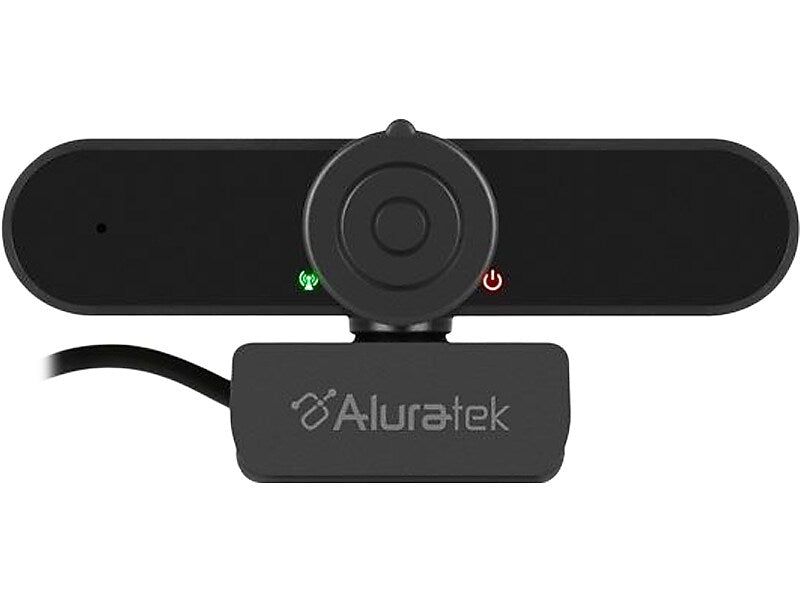 Aluratek HD 1080p Webcam, 2 Megapixels, Black (AWC03F)