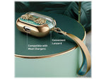 i-Blason Duchess Case for Apple AirPods Pro, Green (AirPodsPro2019-Duchess-Gold)