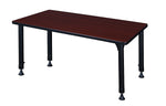 Regency Kee Rectangular Activity Table, 48" x 30", Height Adjustable, Mahogany (MT4830MHAPBK)