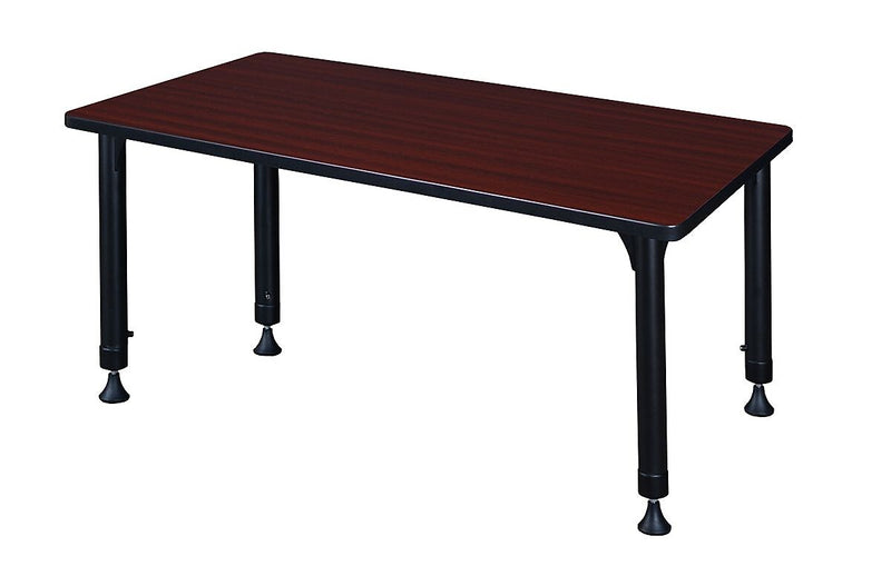 Regency Kee Rectangular Activity Table, 48" x 30", Height Adjustable, Mahogany (MT4830MHAPBK)