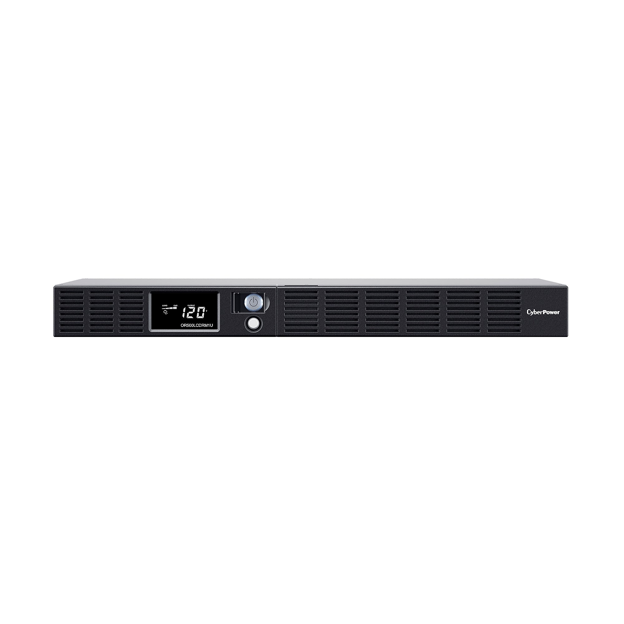 CyberPower Smart App LCD 500VA UPS, 6-Outlets, Black (OR500LCDRM1U)
