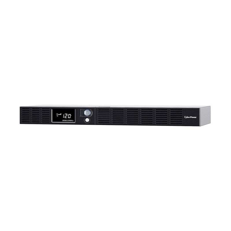 CyberPower Smart App LCD 500VA UPS, 6-Outlets, Black (OR500LCDRM1U)