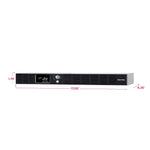 CyberPower Smart App LCD 500VA UPS, 6-Outlets, Black (OR500LCDRM1U)