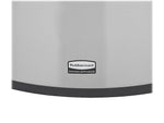 Rubbermaid Refine Stainless Steel Indoor Trash Can with Open Lid, 21 Gallon, Silver (2147582)