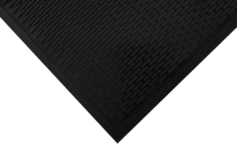 M + A Matting SuperScrape Commercial Outdoor Scraper Floor Mat, 3.75' x 5.67', Black (555046100)