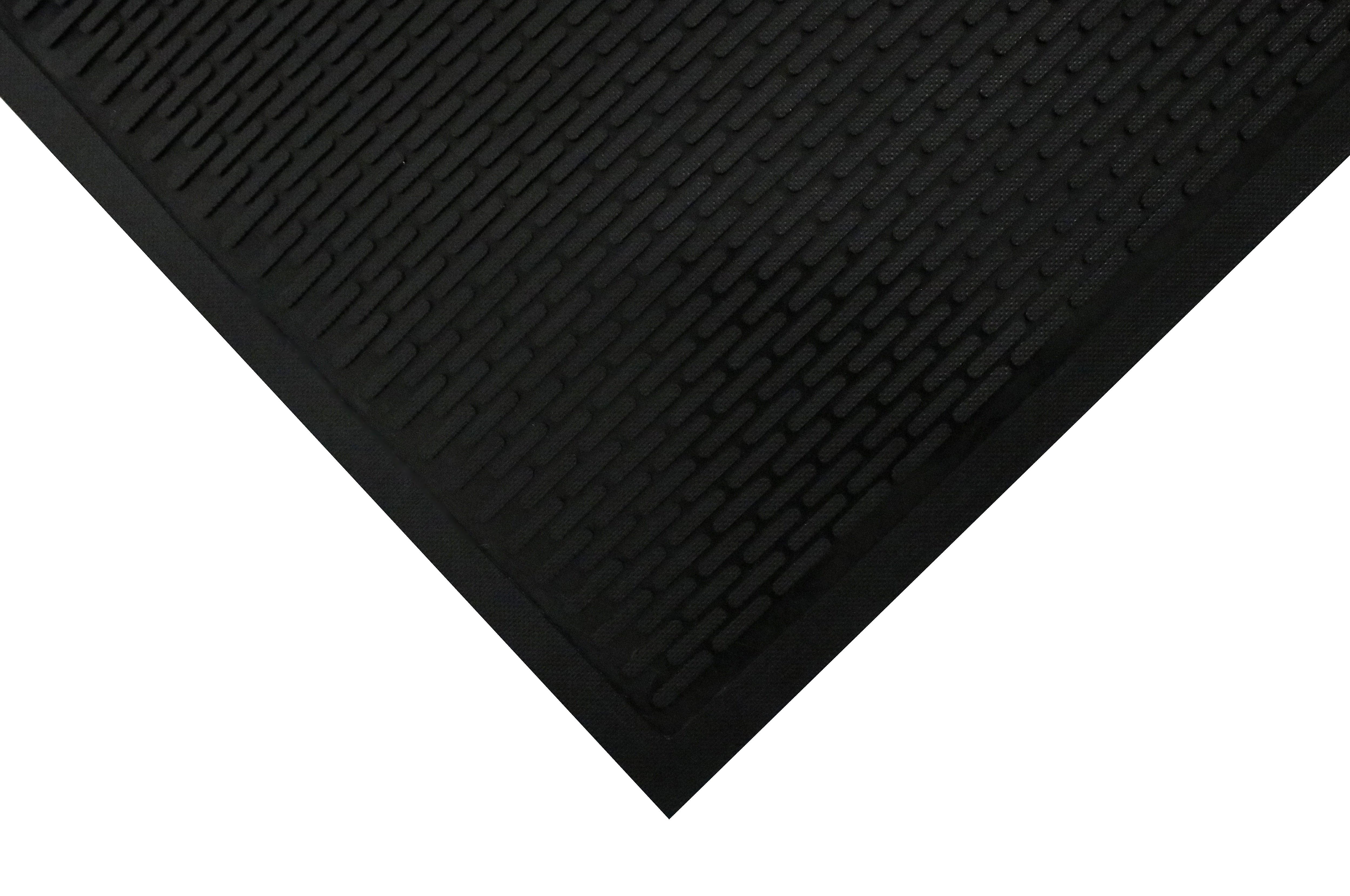 M + A Matting SuperScrape Commercial Outdoor Scraper Floor Mat, 2.83' x 4.58', Black (555035100)