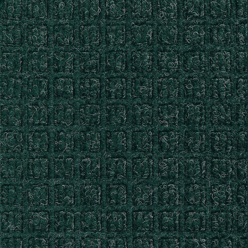 M+A Matting WaterHog Squares Fashion Mat, Universal Cleated, 6' x 8', Evergreen (2805968070)