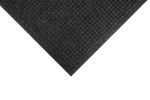 M+A Matting WaterHog Squares Fashion Mat, Universal Cleated, 3' x 10', Charcoal (28054310070)