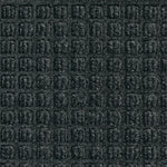 M + A Matting WaterHog Squares Fashion Mat, Universal Cleated, 4' x 10',Charcoal (28054410070)