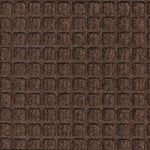 M+A Matting WaterHog Squares Fashion Mat, Universal Cleated, 3' x 20', Dark Brown (28052320070)