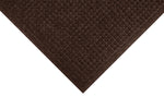 M+A Matting WaterHog Squares Fashion Mat, Universal Cleated, 3' x 10', Dark Brown (28052310070)