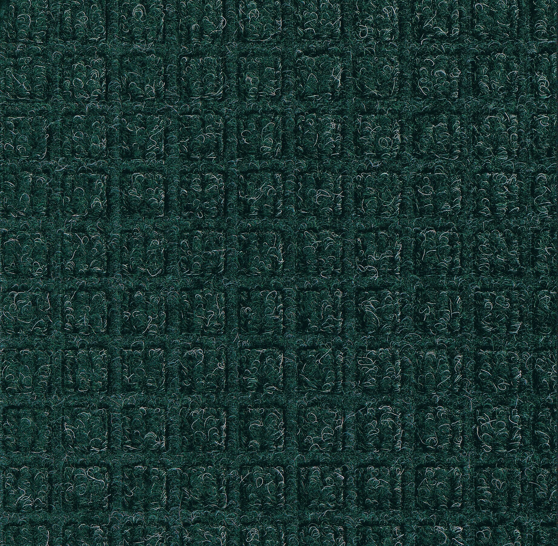 M+A Matting WaterHog Squares Classic Mat, Universal Cleated, 6' x 20', Evergreen (20059620070)