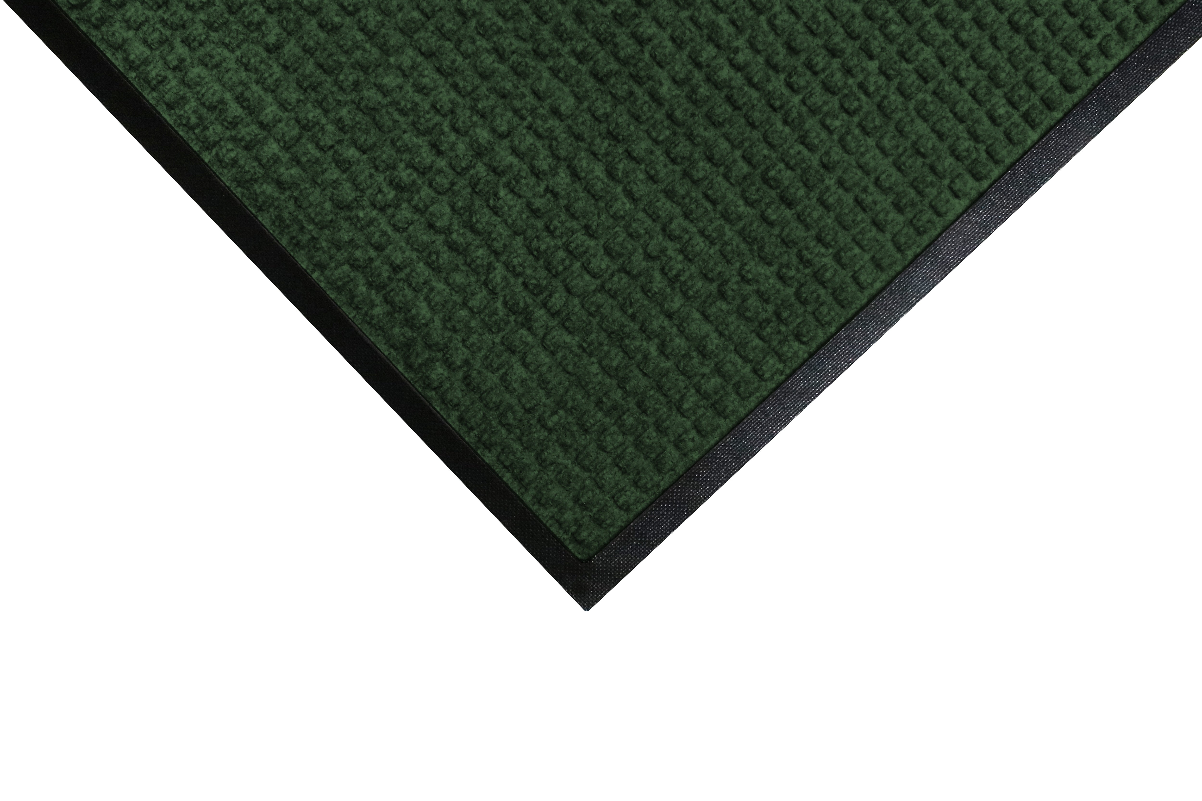 M + A Matting WaterHog Squares Classic Mat, Universal Cleated, 3' x 20', Evergreen (20059320070)