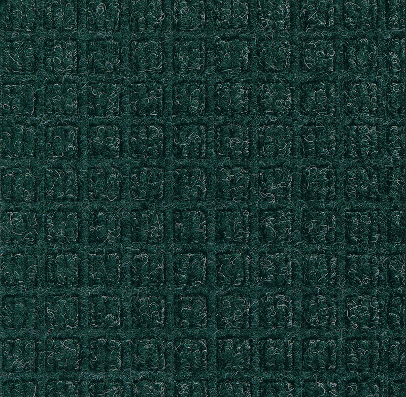 M + A Matting WaterHog Squares Classic Mat, Universal Cleated, 3' x 20', Evergreen (20059320070)