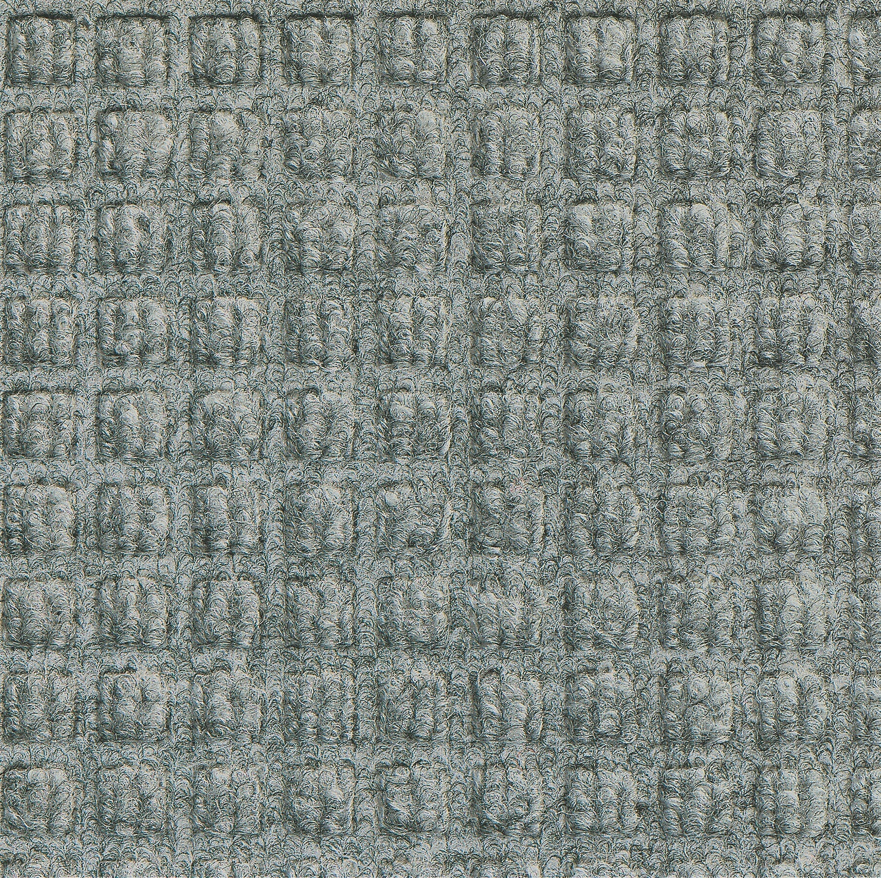 M + A Matting WaterHog Squares Classic Mat, Universal Cleated, 3' x 20', Medium Grey (20057320070)