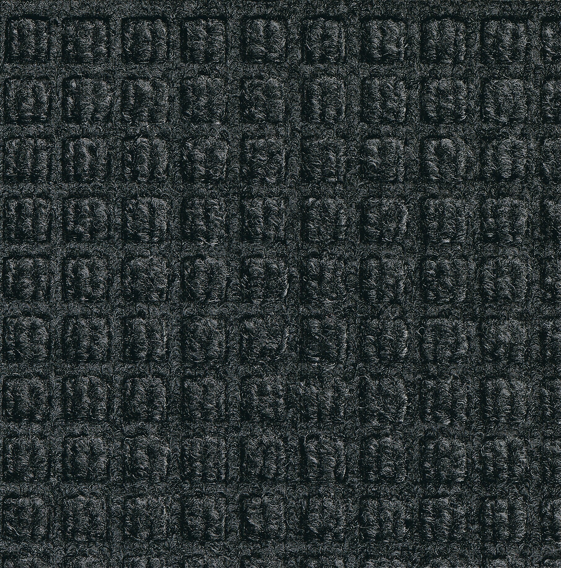 M + A Matting WaterHog Squares Classic Mat, Universal Cleated, 6' x 8', Charcoal (2005468070)