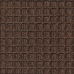 M + A Matting WaterHog Squares Classic Mat, Universal Cleated, 3' x 20', Dark Brown (20052320070)