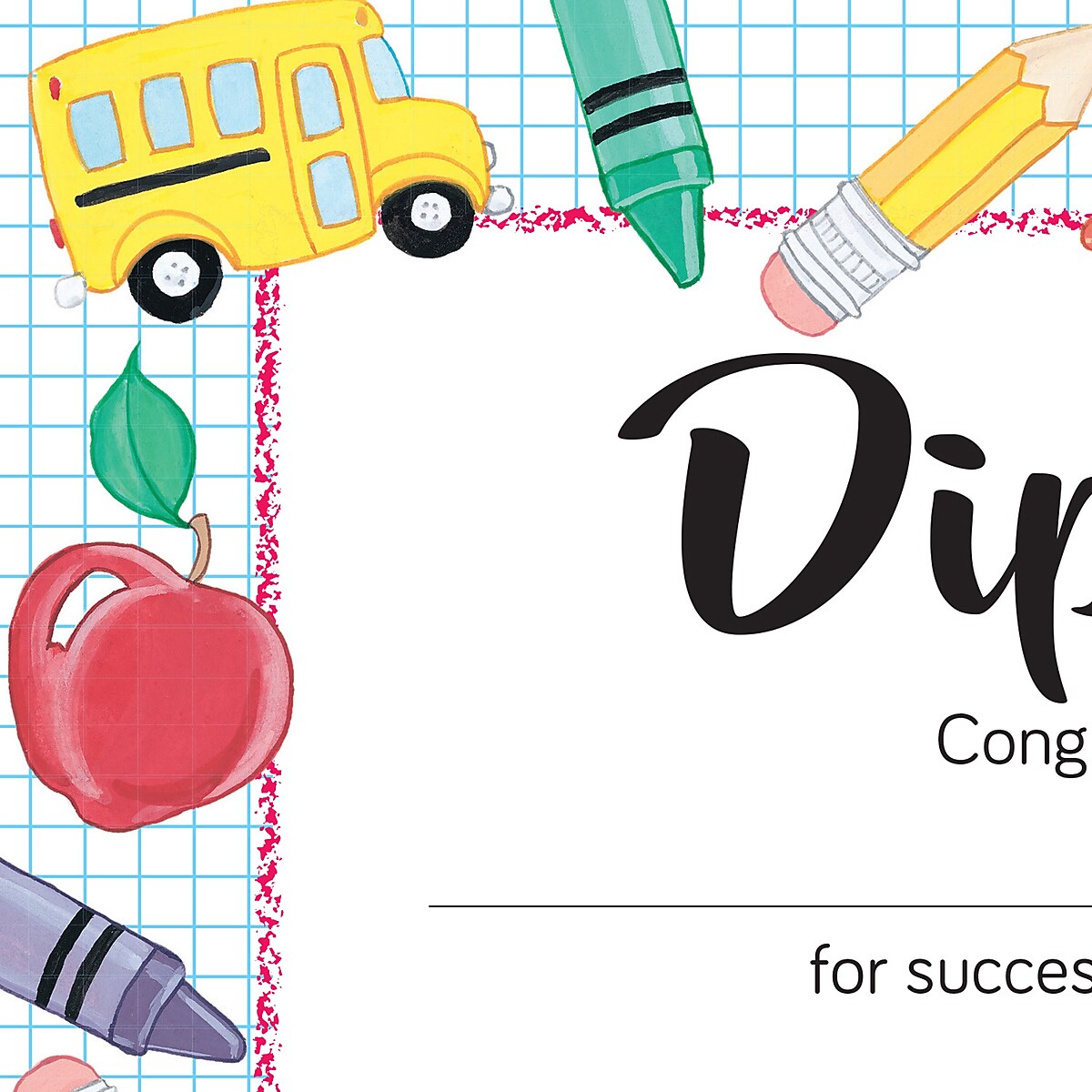 Great Papers Grade School Diploma Graduation Certificates, 8.5" x 11", Multicolor, 15/Pack (2020002)
