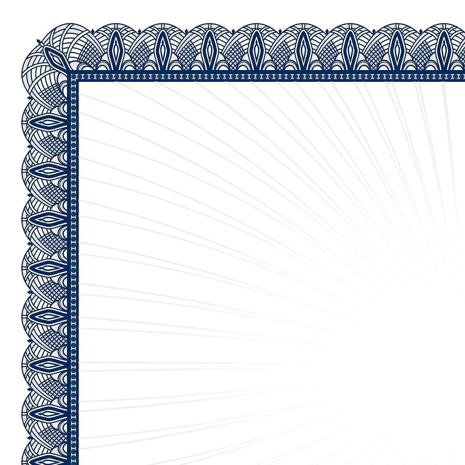 Great Papers Recognition Certificates, 8.5" x 11", White/Blue, 100/Pack (961033S)