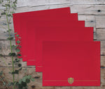 Great Papers Classic Crest Certificate Holders, 8.5" x 11", Red, 5/Pack (903031S)