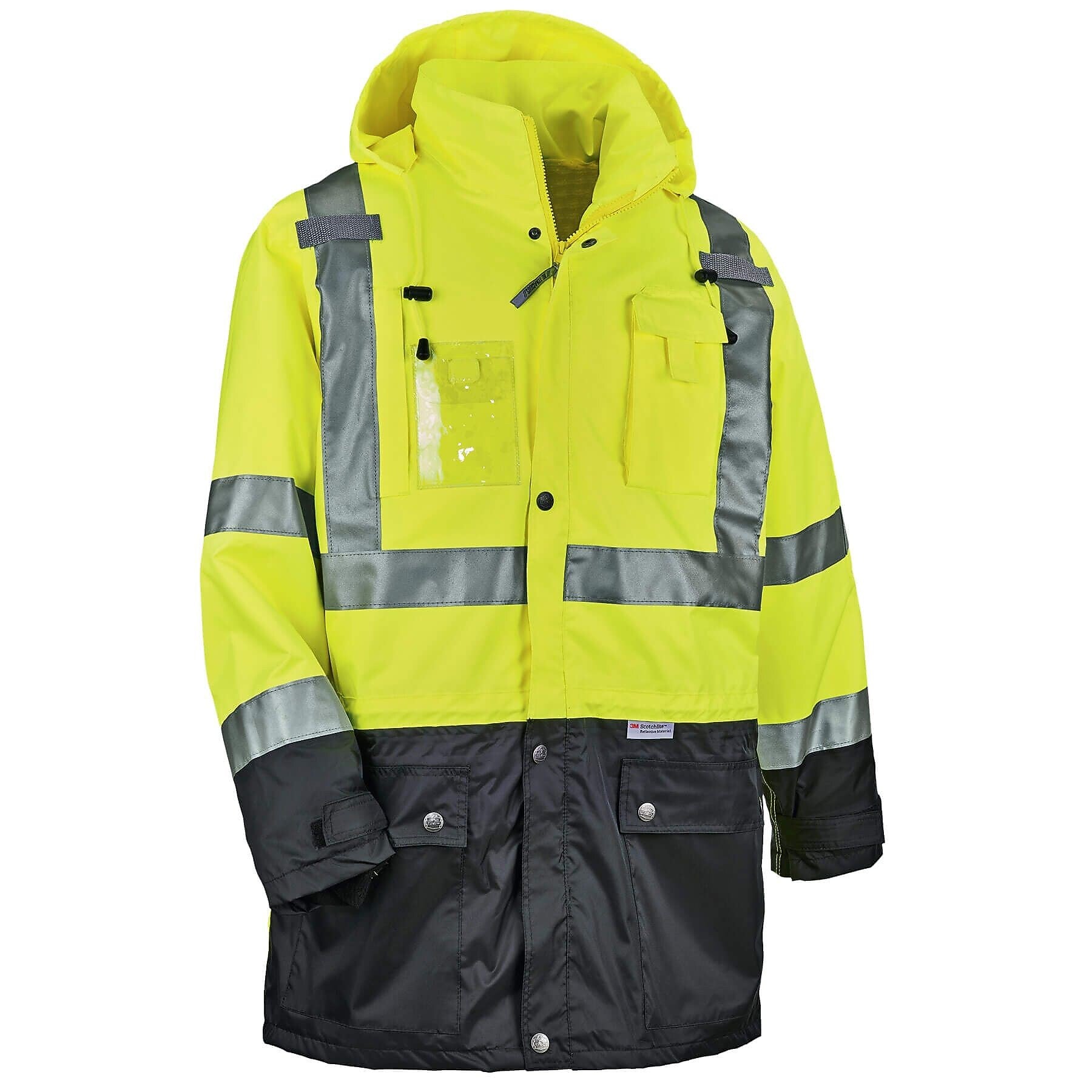 GloWear 8386 Type R Class 3 Outer Shell Jacket, Lime, Small (25372)