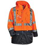 GloWear 8386 Outer Shell Jacket, ANSI Class R3, Orange, 2XL (25466)